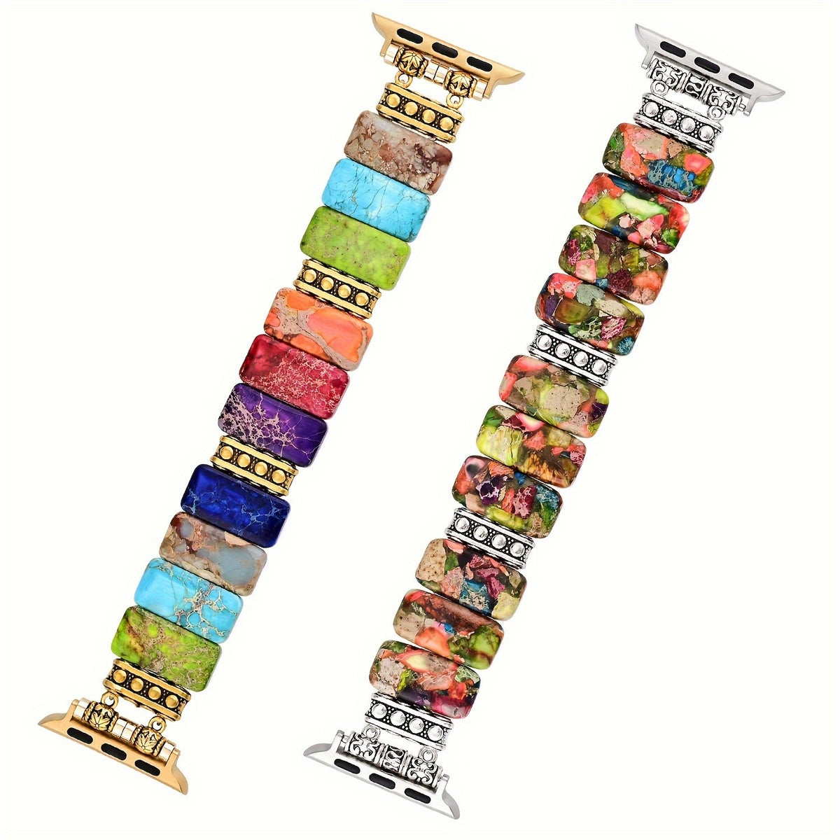 Multicolor Natural Stone Watch Band