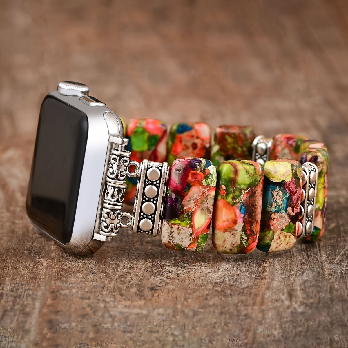 Multicolor Natural Stone Watch Band