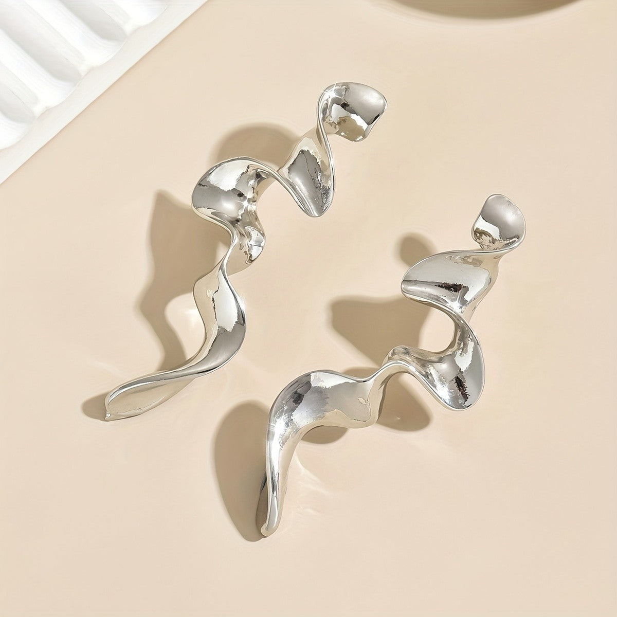 Twisted Wave Earrings
