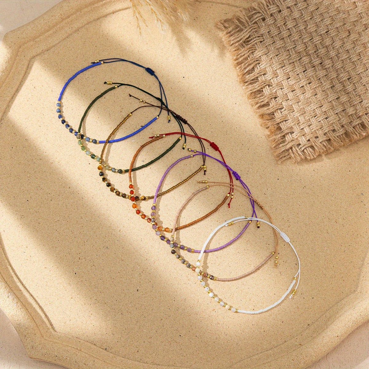 Multicolor Stone Beaded Bracelet