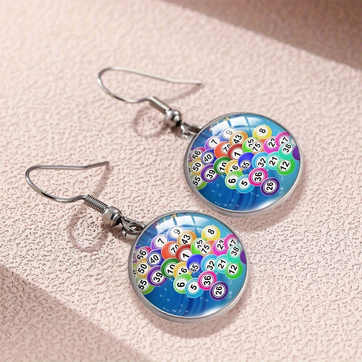 Crazy Bingo Lady Earrings