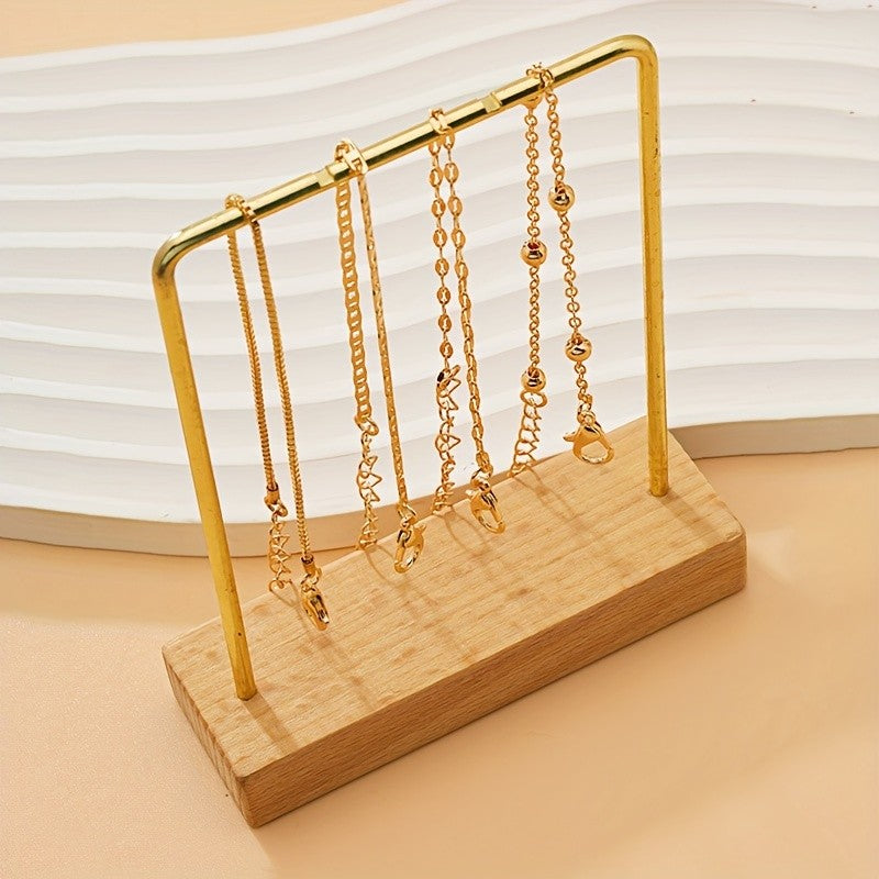 Mixed Link Chain Bracelet Set