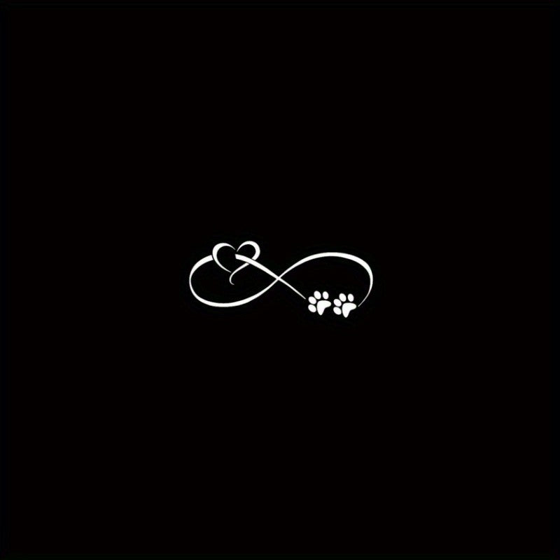 Infinite Love Pet Paw Sticker