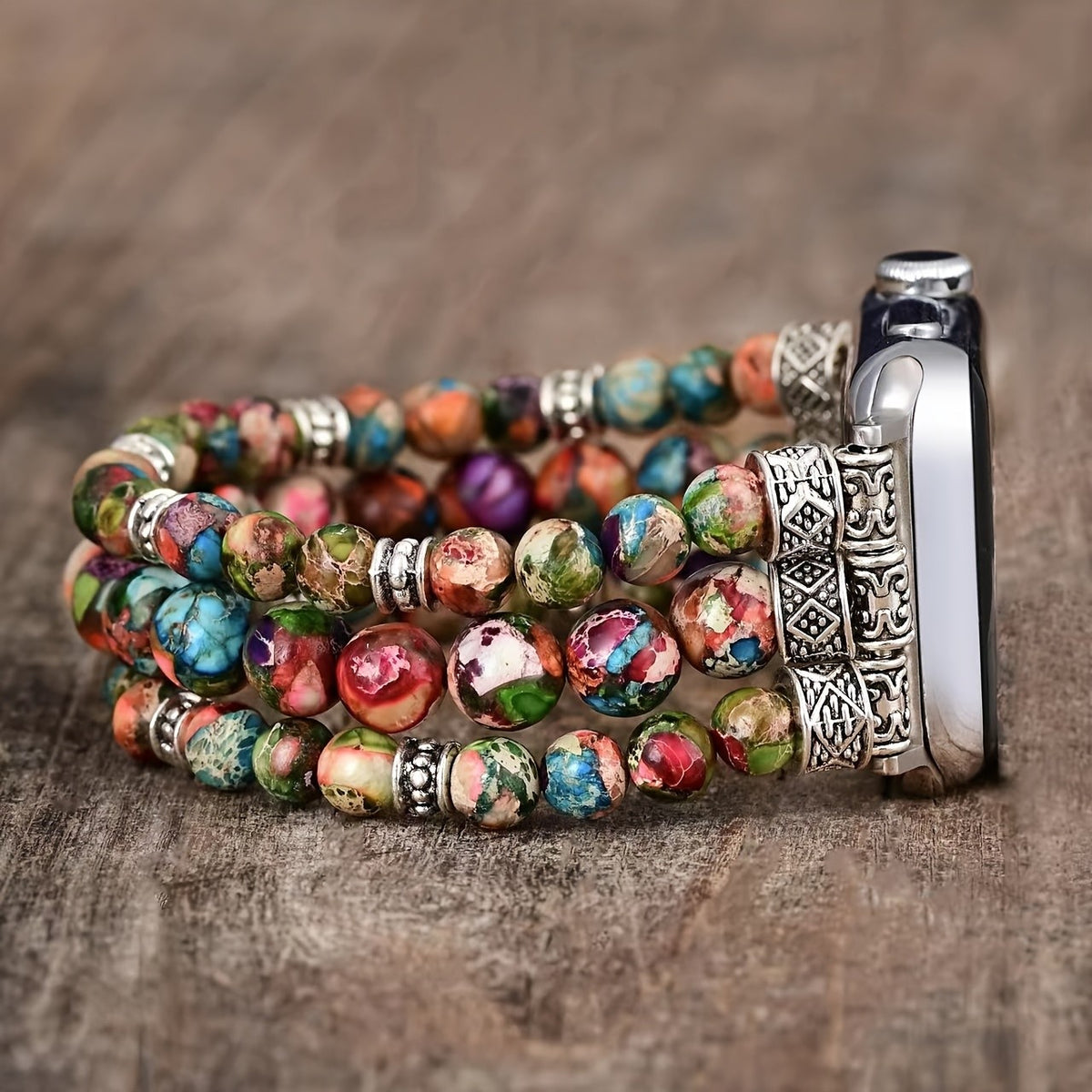Colorful Natural Stone Watch Band