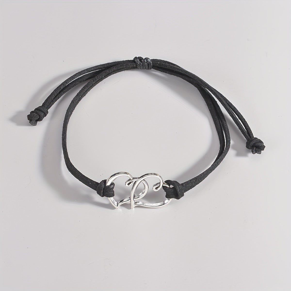 Double Heart Cord Anklet