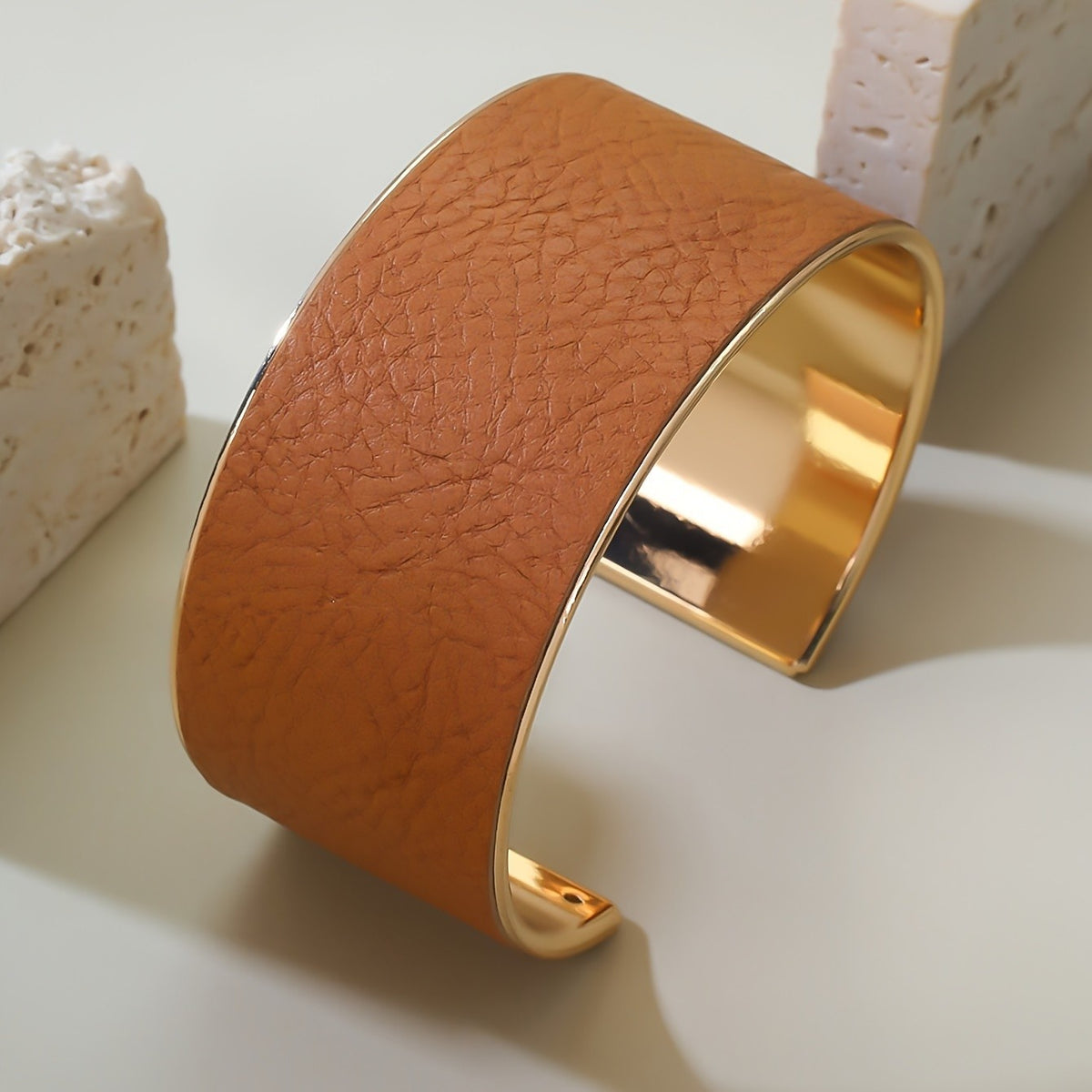 Black Wide Cuff Bracelet