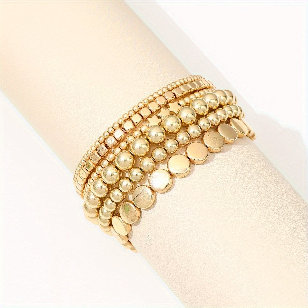 Mixed Bead Anklet Set