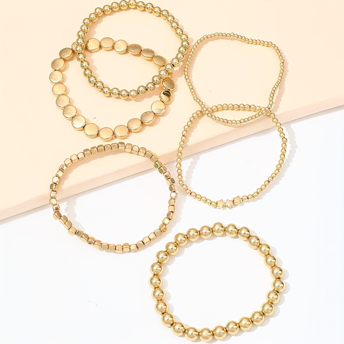 Mixed Bead Anklet Set