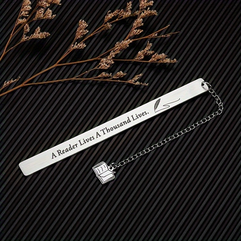 Engraved Reader Lives Bookmark
