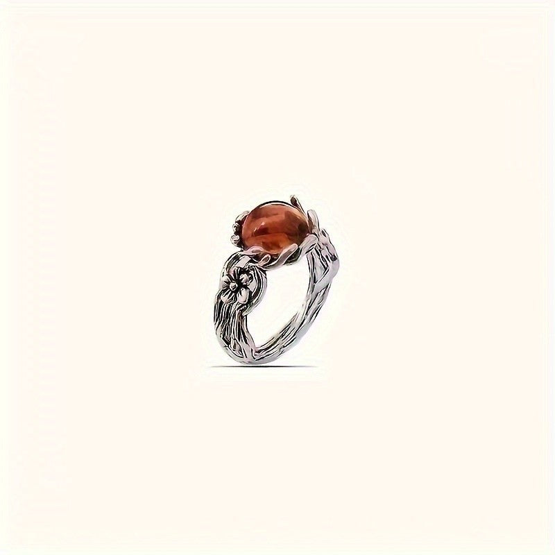 Amber Vine Wrap Ring