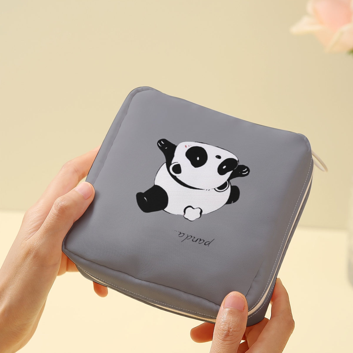 Panda Print Storage Pouch