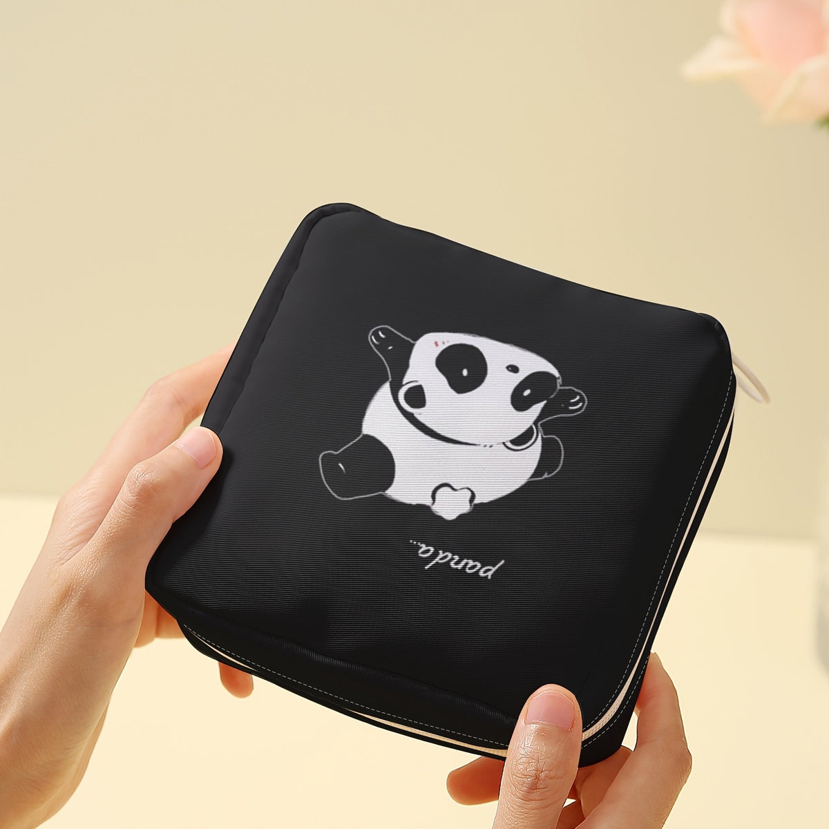 Panda Print Storage Pouch