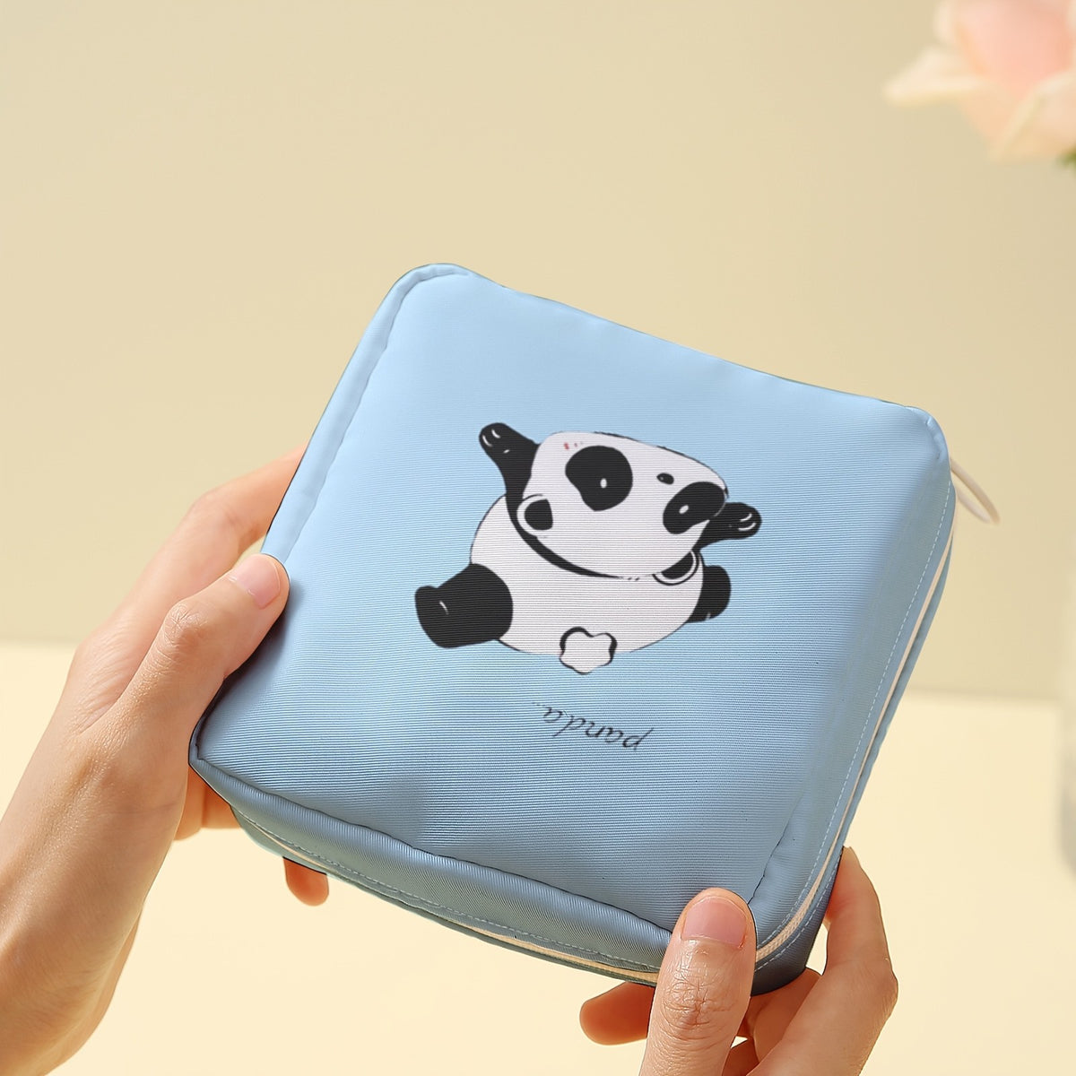 Panda Print Storage Pouch