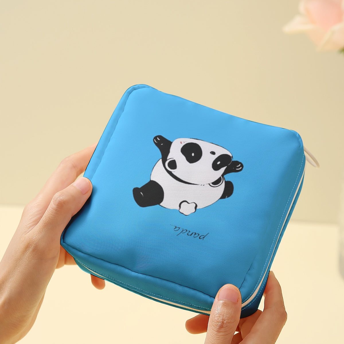 Panda Print Storage Pouch
