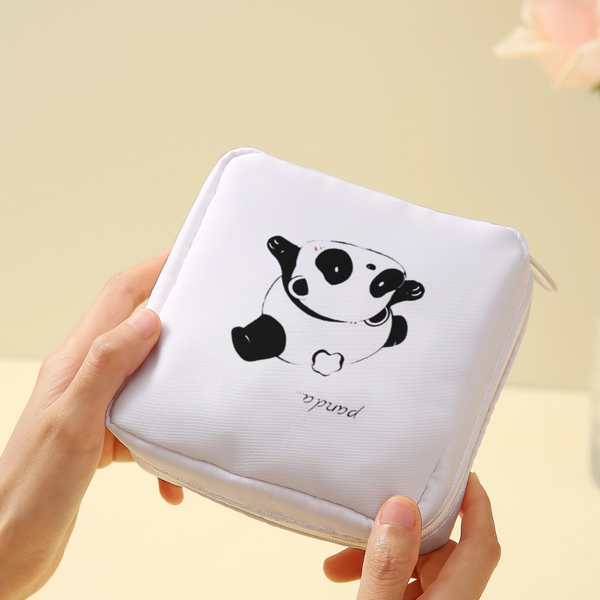 Panda Print Storage Pouch