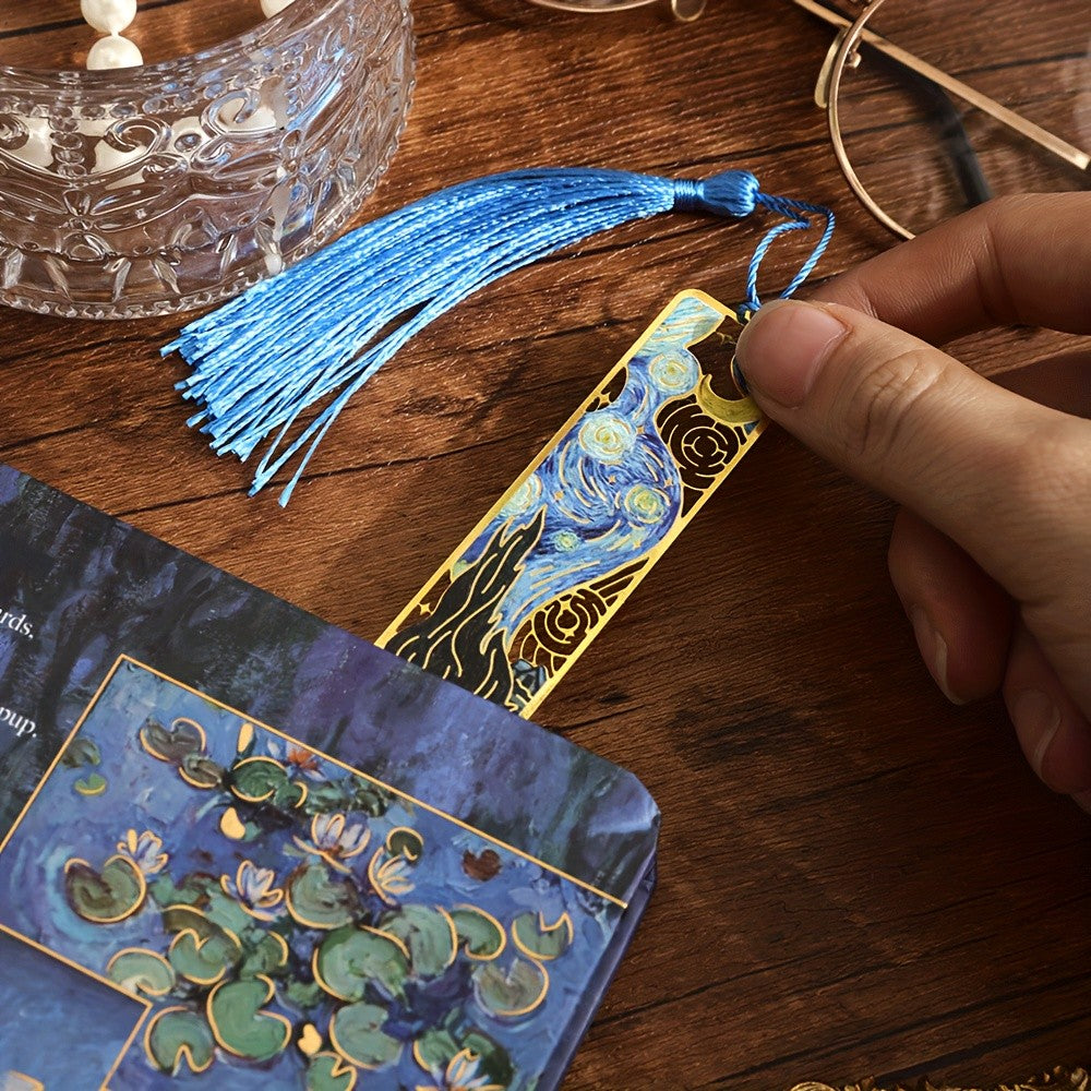 Starry Night Moon Bookmark