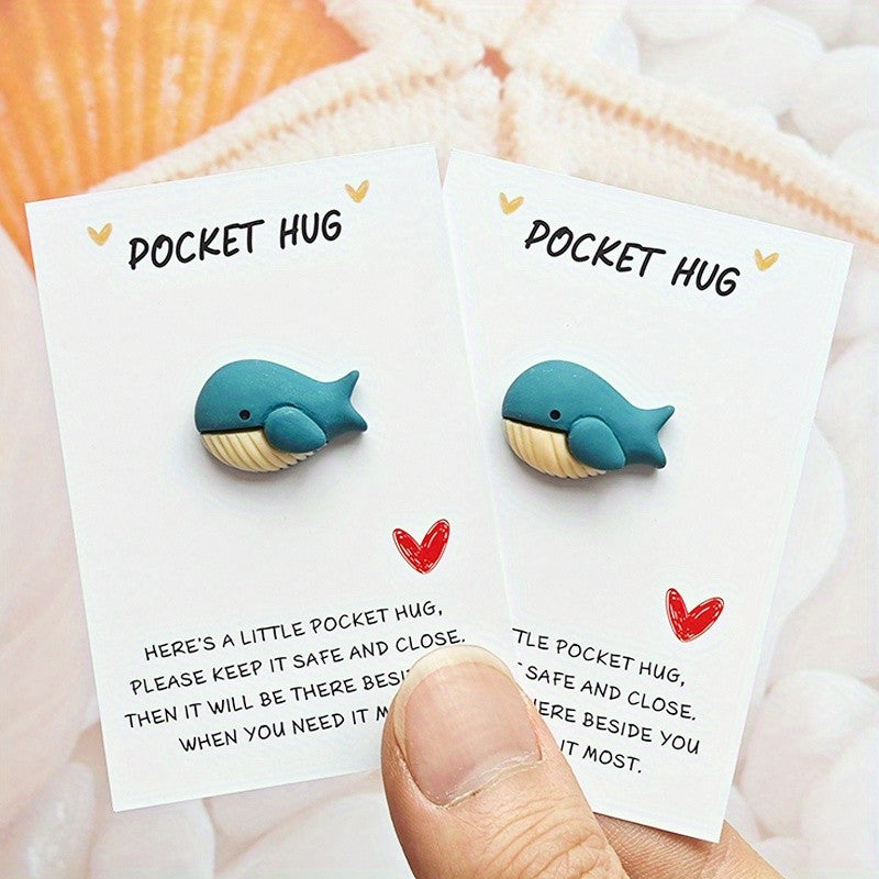 Whale Pocket Hug Card