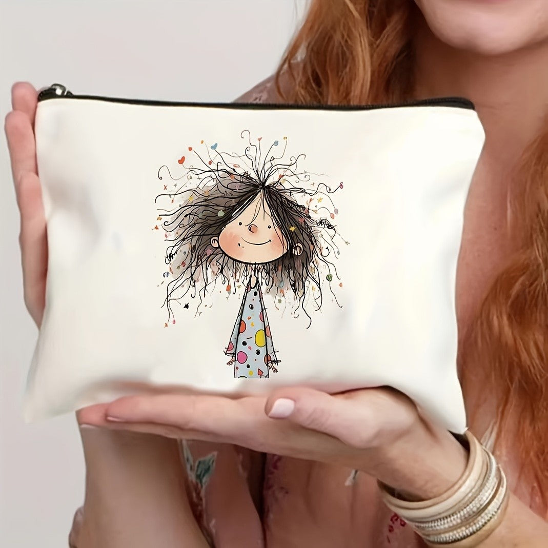 Whimsical Girl Cosmetic Pouch