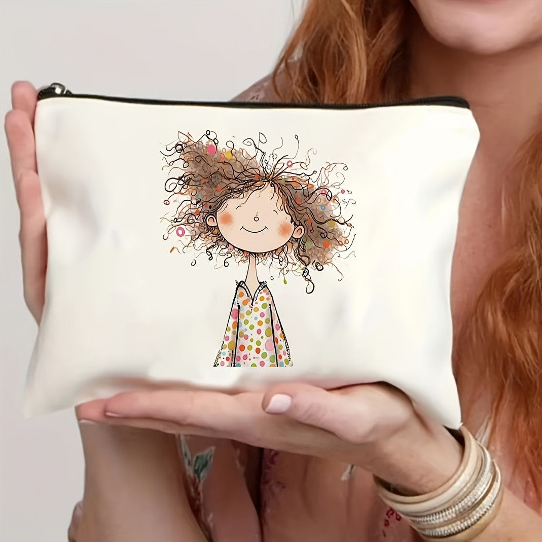 Whimsical Girl Cosmetic Pouch