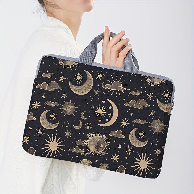 Celestial Moon & Star Laptop Sleeve