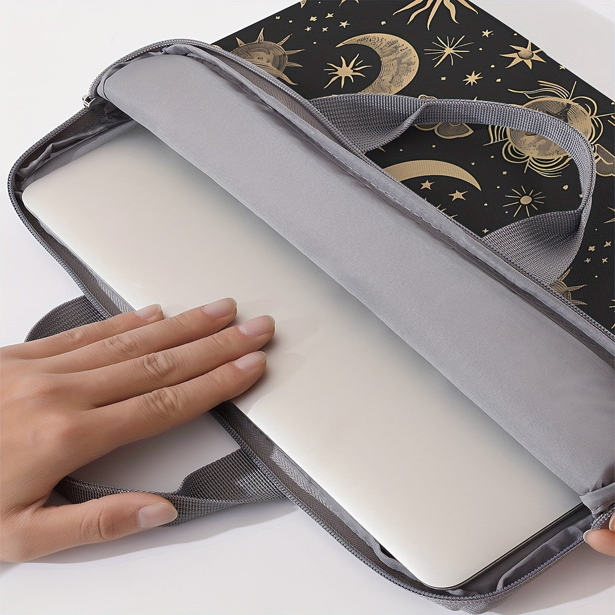 Celestial Moon & Star Laptop Sleeve