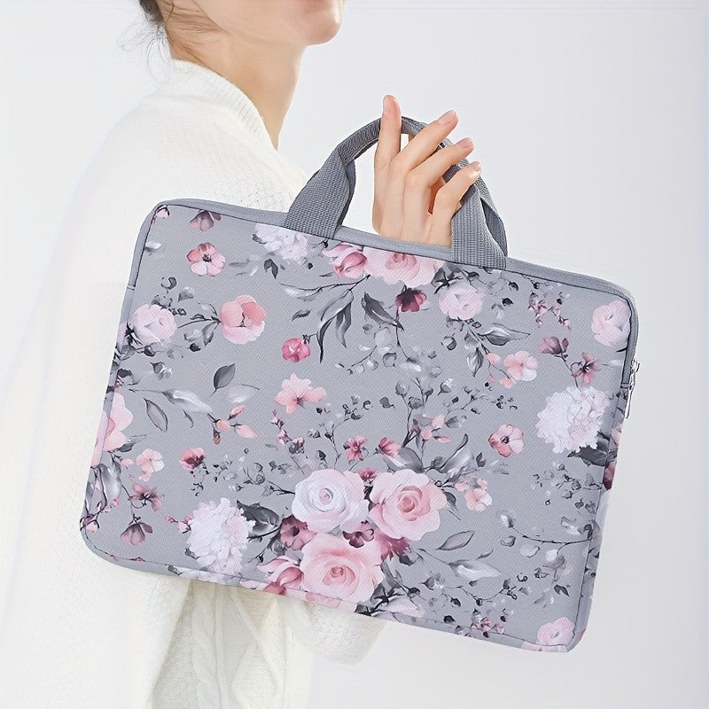 Floral Print Laptop Sleeve