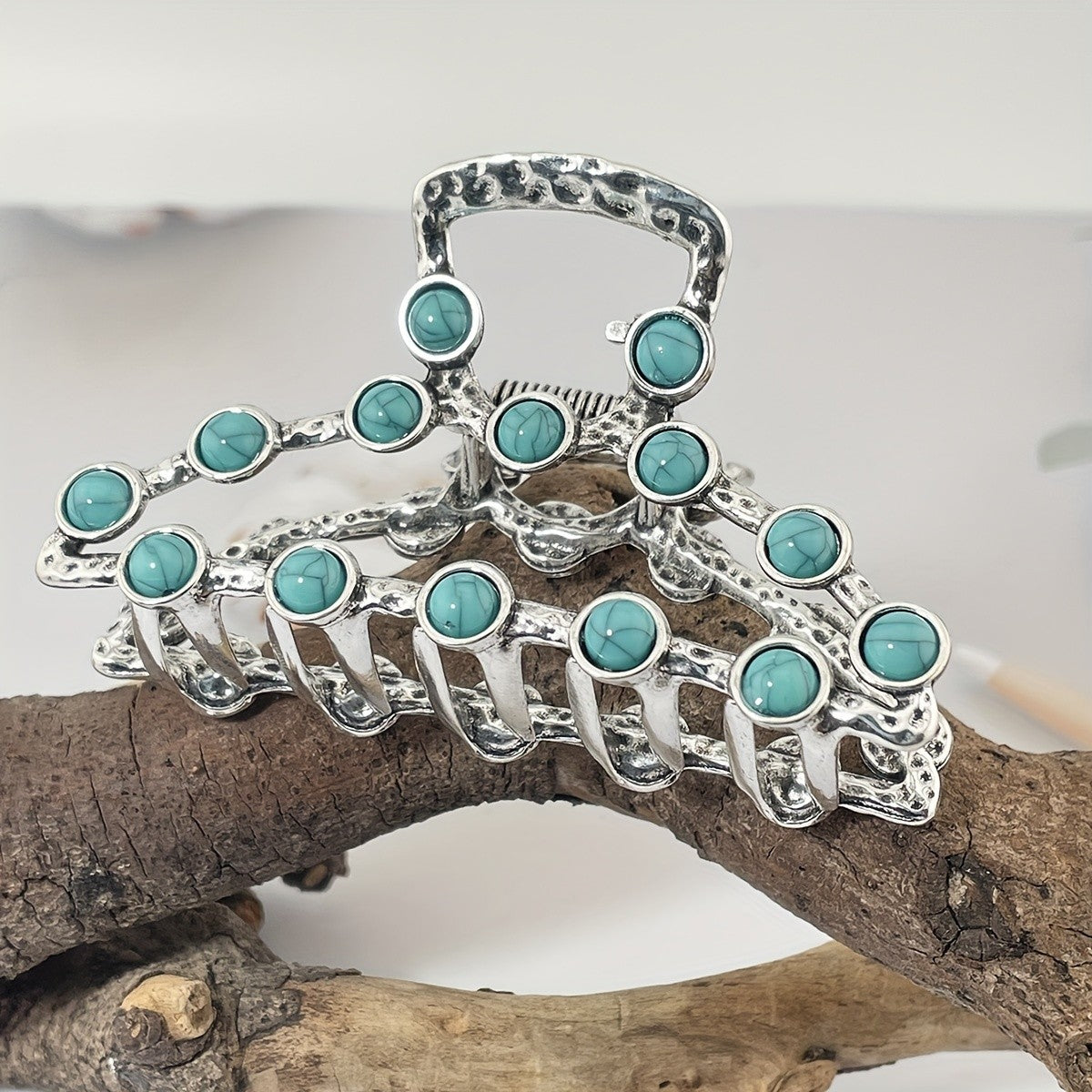 Turquoise Stone Hair Clip