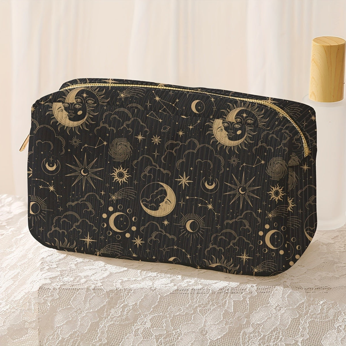 Celestial Print Makeup Bag