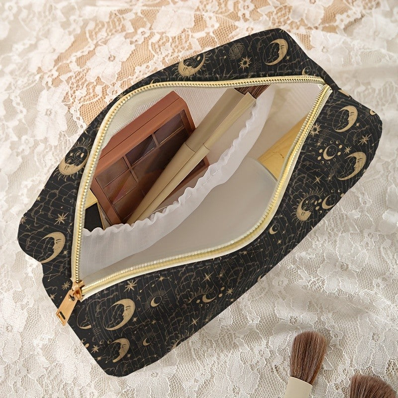 Celestial Print Makeup Bag