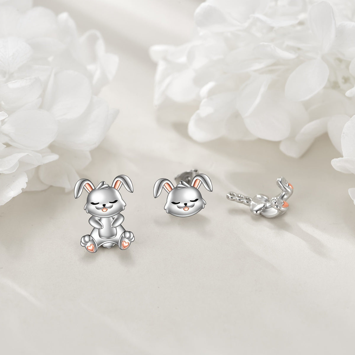 Sitting Bunny Stud Earrings