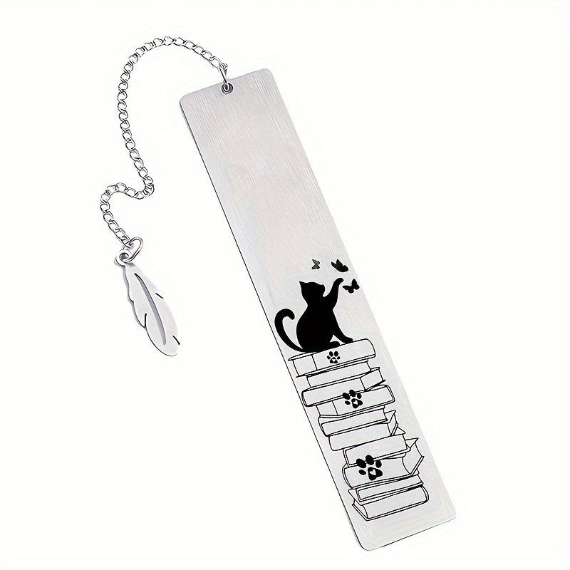 Cat & Butterfly Bookmark