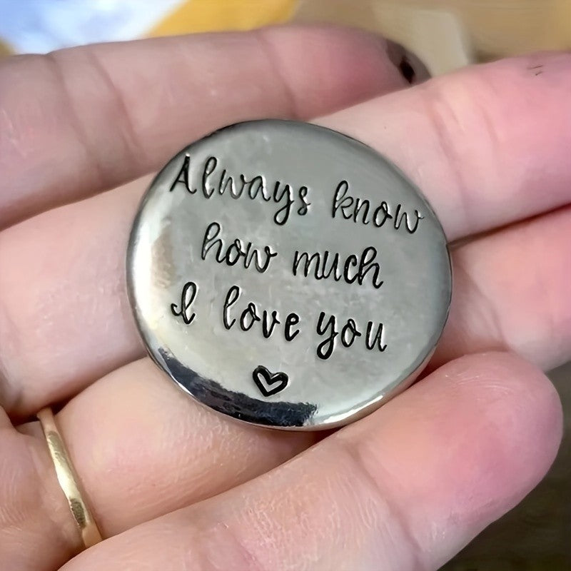 "I Love You More" Heart Token