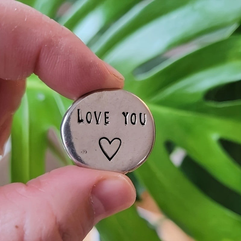 "I Love You More" Heart Token