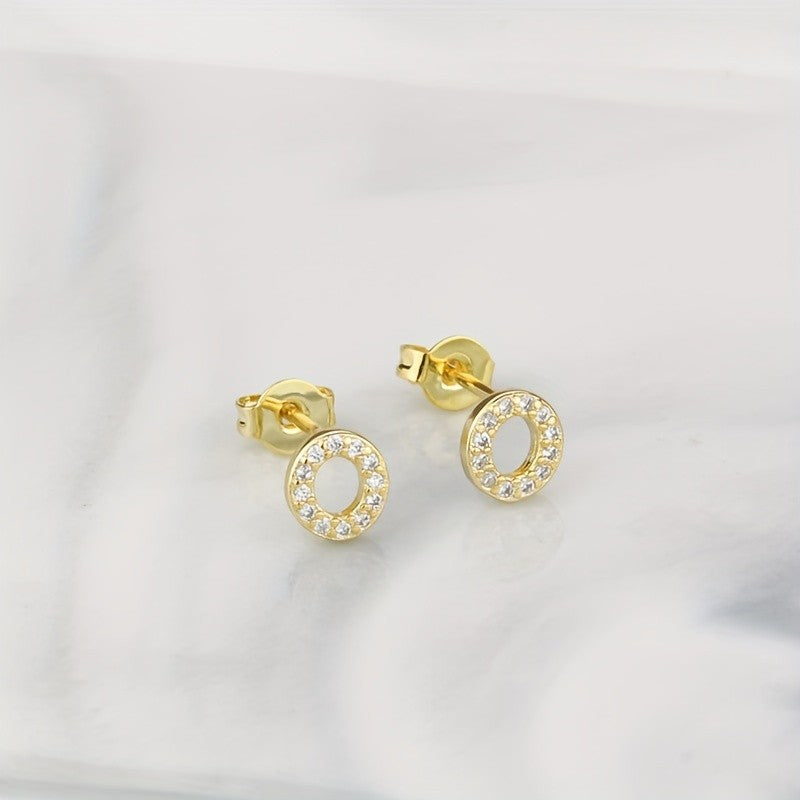 Crystal Initial Z Earrings