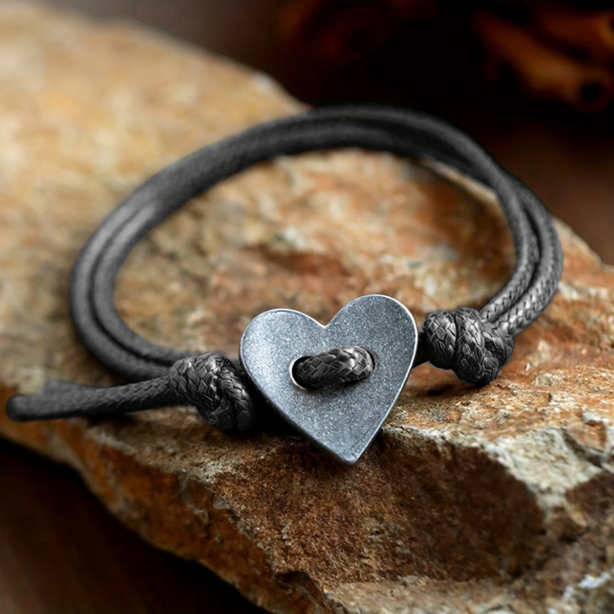 Heart Knot Cord Bracelet