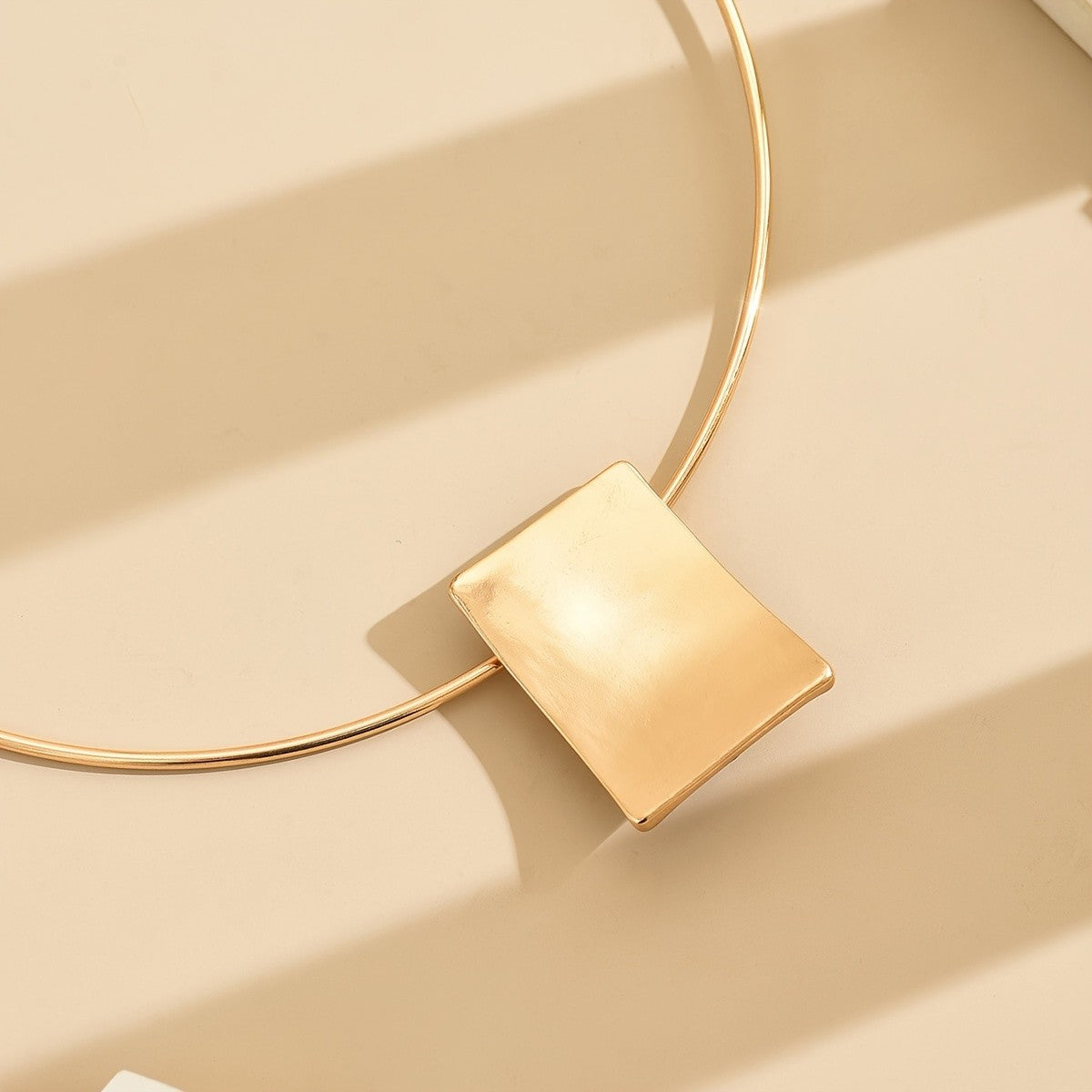 Minimalist Square Collar Necklace