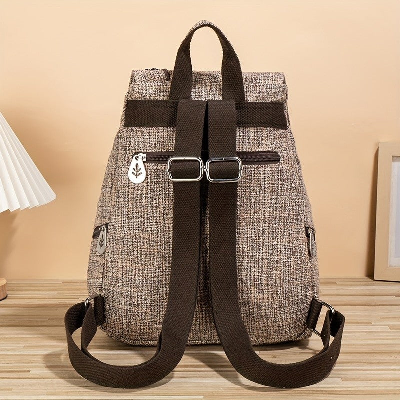 Beaded Flower Backpack