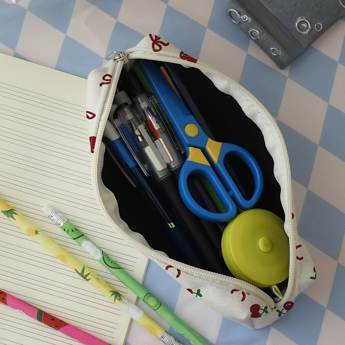 Cherry Bow Pencil Case
