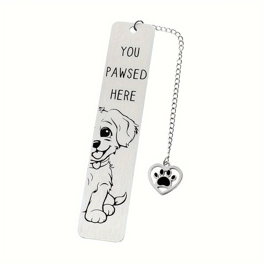 Paw Print Dog Bookmark