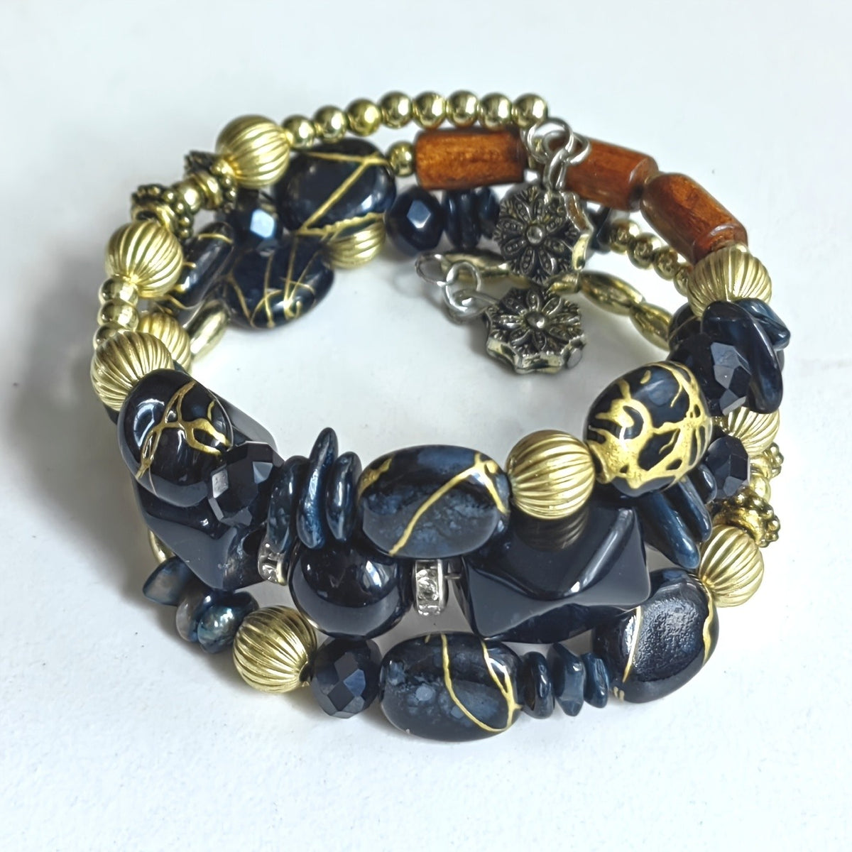 Turquoise Stone Multi-Layer Bracelet