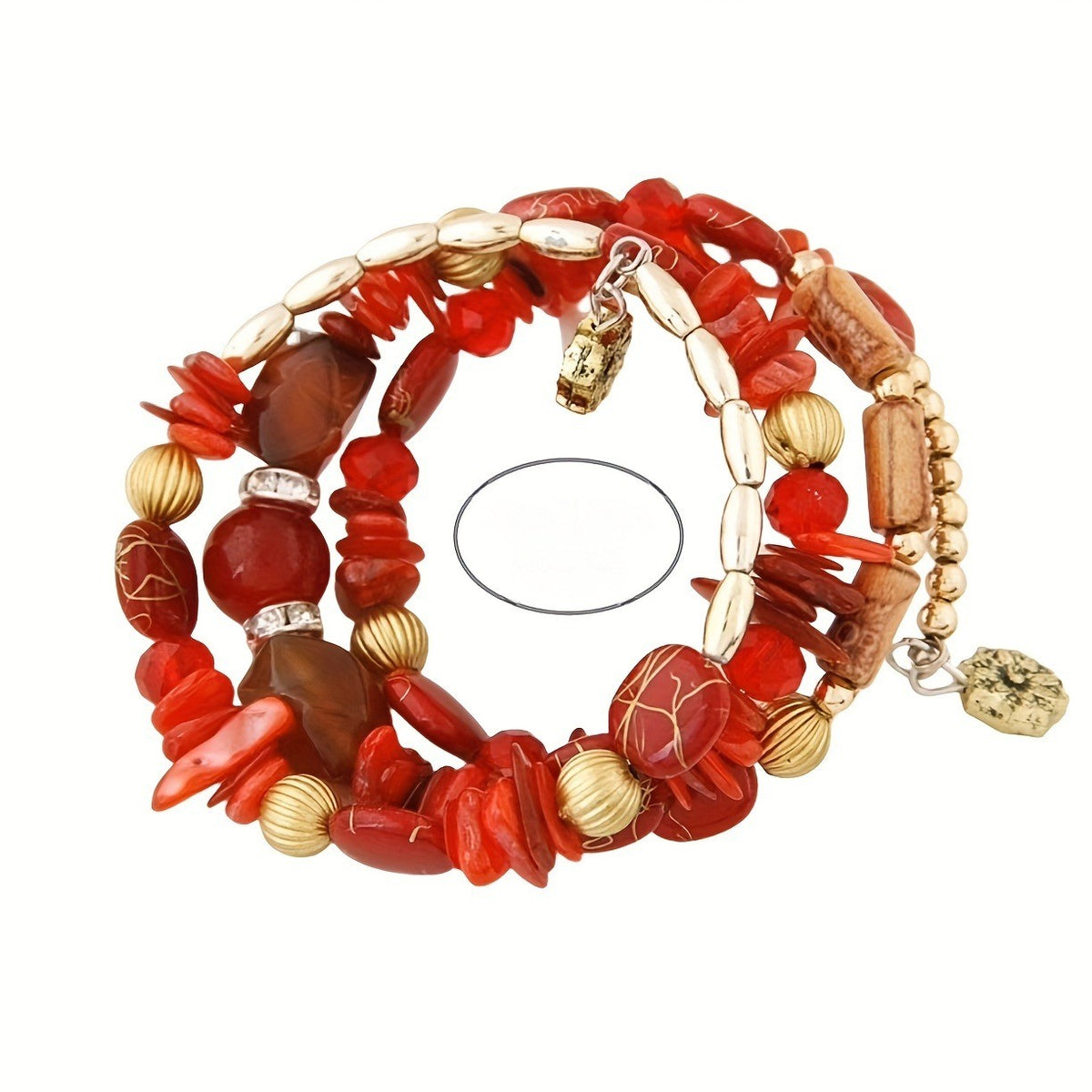 Turquoise Stone Multi-Layer Bracelet