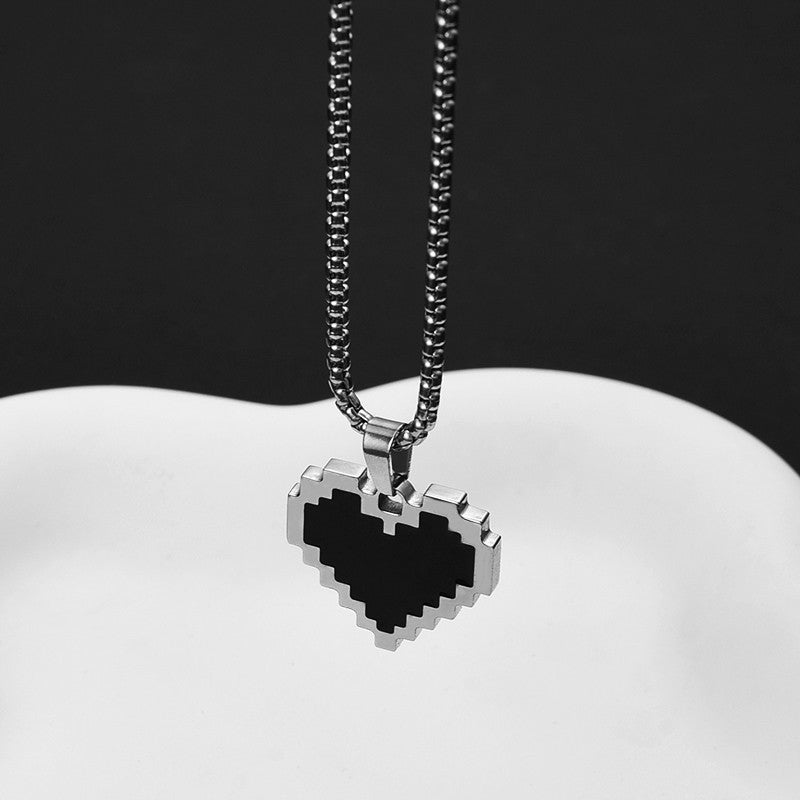 Pixel Heart Necklace