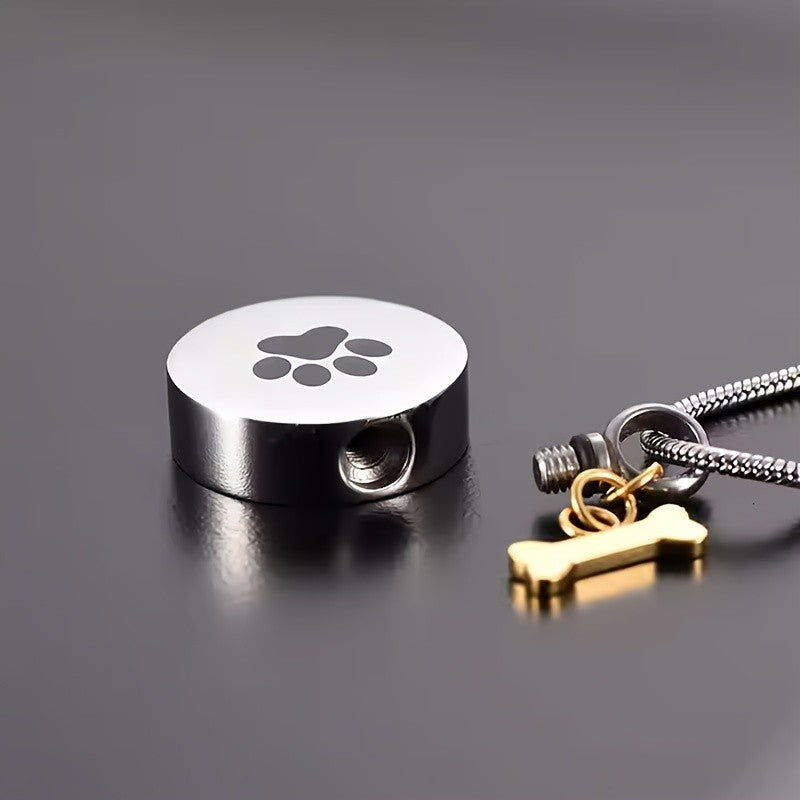 Paw Print Urn Necklace
