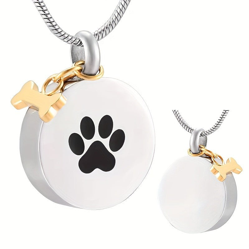 Paw Print Urn Necklace