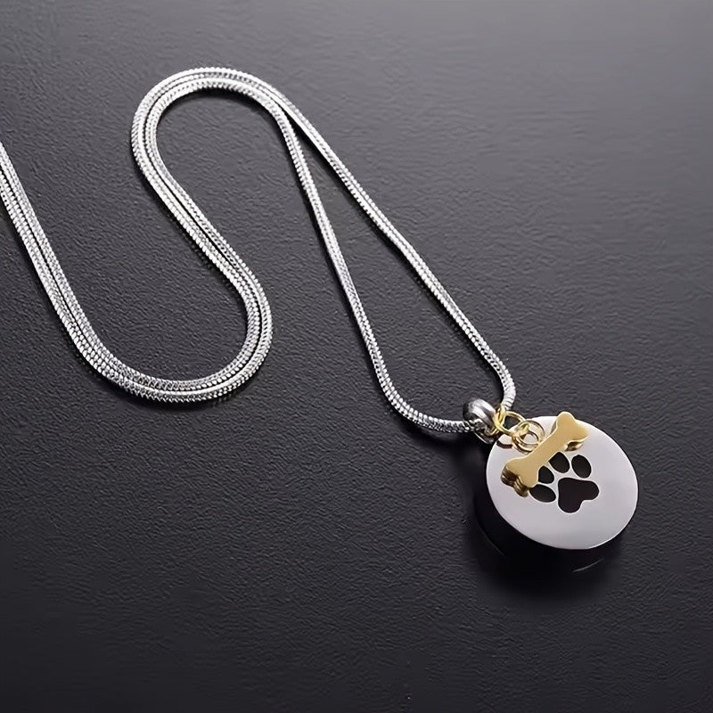 Paw Print Urn Necklace