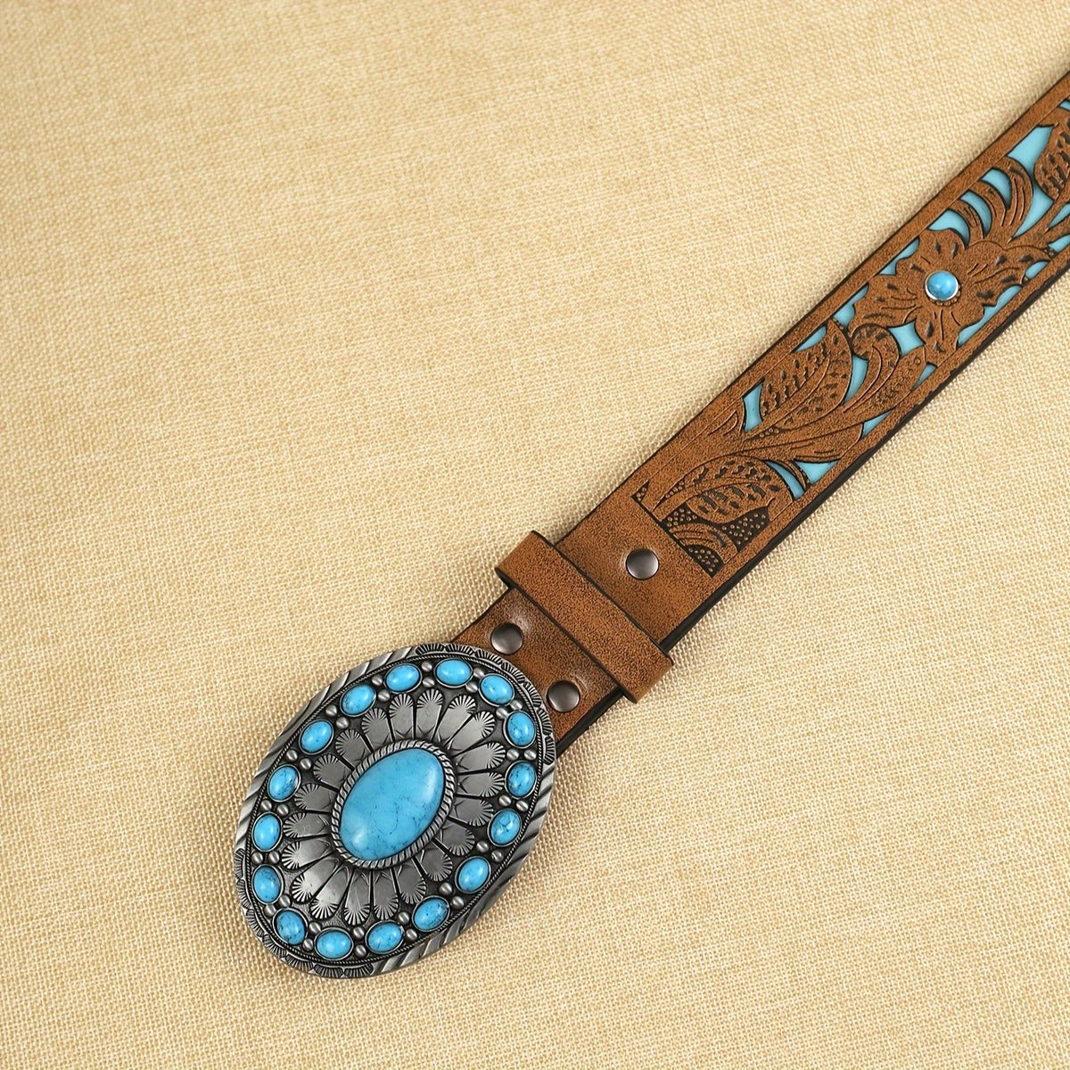 Turquoise Oval Belt
