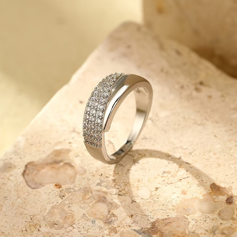 Crystal Pave Wrap Ring