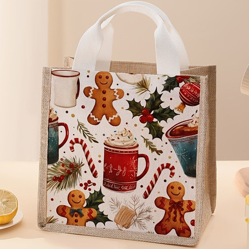 Gingerbread Holiday Tote Bag