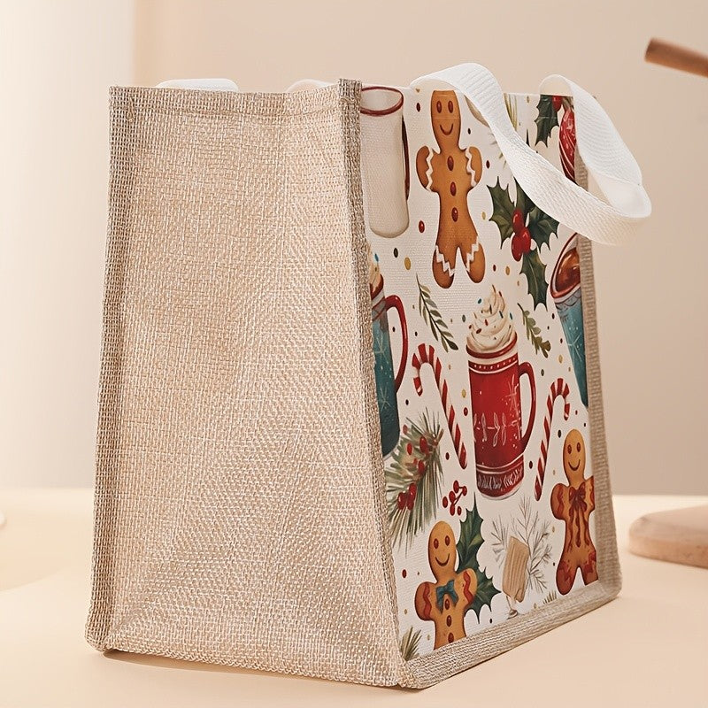 Gingerbread Holiday Tote Bag
