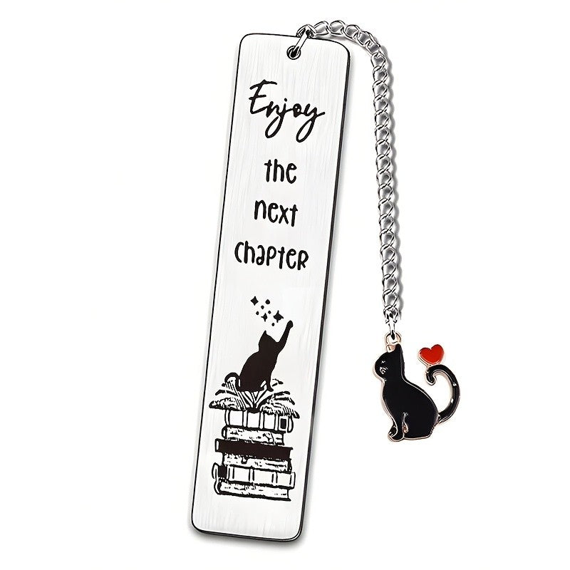 Cat Book Stack Bookmark